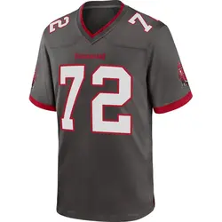 Men's Luke Haggard Tampa Bay Buccaneers Pewter Alternate Jersey - Game