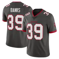 Men's Marcus Banks Tampa Bay Buccaneers Pewter Alternate Vapor Jersey - Limited