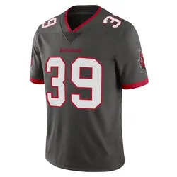 Men's Marcus Banks Tampa Bay Buccaneers Pewter Alternate Vapor Jersey - Limited