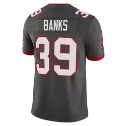 Men's Marcus Banks Tampa Bay Buccaneers Pewter Alternate Vapor Jersey - Limited