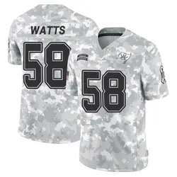 Men's Markees Watts Tampa Bay Buccaneers 2024 Salute to Service Jersey - Arctic Camo Limited