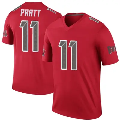 Men's Michael Pratt Tampa Bay Buccaneers Color Rush Jersey - Red Legend