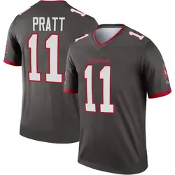 Men's Michael Pratt Tampa Bay Buccaneers Pewter Alternate Jersey - Legend