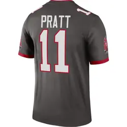 Men's Michael Pratt Tampa Bay Buccaneers Pewter Alternate Jersey - Legend