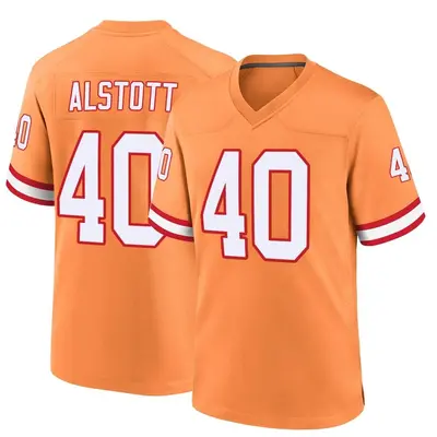 Men's Mike Alstott Tampa Bay Buccaneers Throwback Jersey - Orange Game