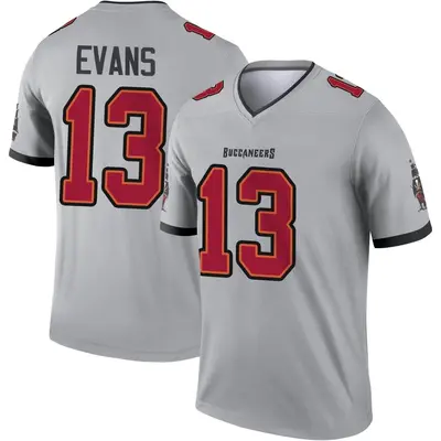 Men's Mike Evans Tampa Bay Buccaneers Inverted Jersey - Gray Legend