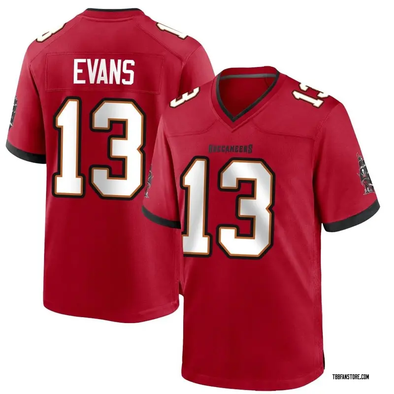 Men's Mike Evans Tampa Bay Buccaneers Team Color Jersey - Red Game