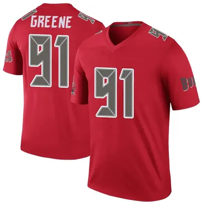 Men's Mike Greene Tampa Bay Buccaneers Color Rush Jersey - Red Legend