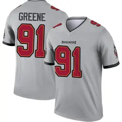 Men's Mike Greene Tampa Bay Buccaneers Inverted Jersey - Gray Legend