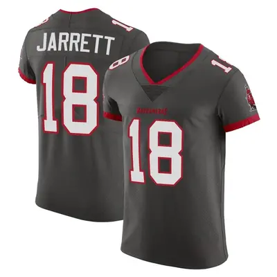 Men's Rakim Jarrett Tampa Bay Buccaneers Pewter Alternate Vapor Jersey - Elite