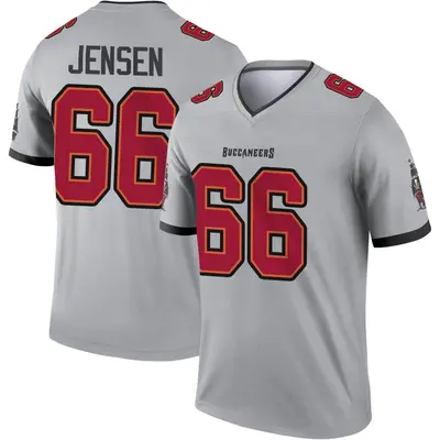 Men's Ryan Jensen Tampa Bay Buccaneers Inverted Jersey - Gray Legend