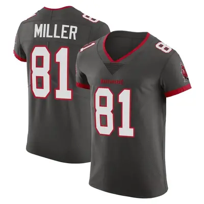 Men's Ryan Miller Tampa Bay Buccaneers Pewter Alternate Vapor Jersey - Elite