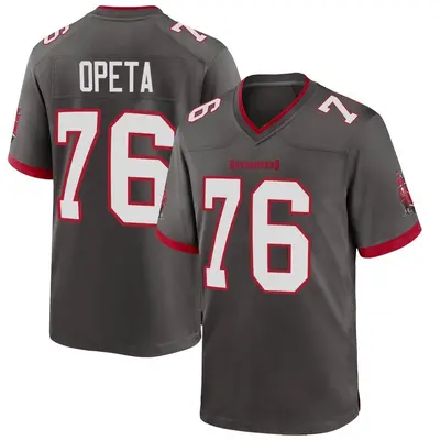 Men's Sua Opeta Tampa Bay Buccaneers Pewter Alternate Jersey - Game