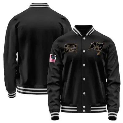 Men's Tampa Bay Buccaneers Salute to Service Sideline Performance Jacket - Black