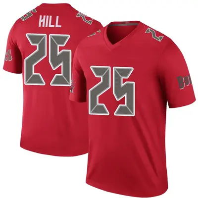 Men's Troy Hill Tampa Bay Buccaneers Color Rush Jersey - Red Legend