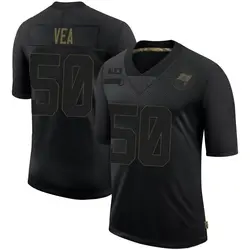 Men's Vita Vea Tampa Bay Buccaneers 2020 Salute To Service Jersey - Black Limited