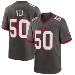 Men's Vita Vea Tampa Bay Buccaneers Pewter Alternate Jersey - Game