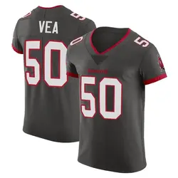 Men's Vita Vea Tampa Bay Buccaneers Pewter Alternate Vapor Jersey - Elite