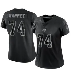 Women's Ali Marpet Tampa Bay Buccaneers Reflective Jersey - Black Limited