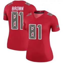 Women's Antonio Brown Tampa Bay Buccaneers Color Rush Jersey - Red Legend