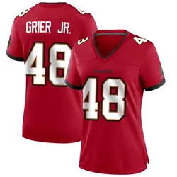 Women's Antonio Grier Jr. Tampa Bay Buccaneers Team Color Jersey - Red Game