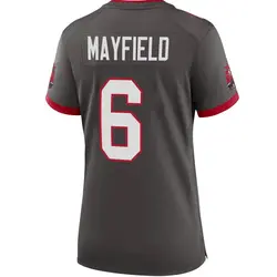 Women's Baker Mayfield Tampa Bay Buccaneers Pewter Alternate Jersey - Game