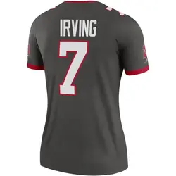 Women's Bucky Irving Tampa Bay Buccaneers Pewter Alternate Jersey - Legend