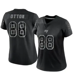 Women's Cade Otton Tampa Bay Buccaneers Reflective Jersey - Black Limited