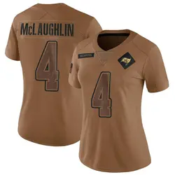 Women's Chase McLaughlin Tampa Bay Buccaneers 2023 Salute To Service Jersey - Brown Limited