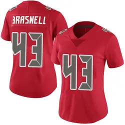 Women's Chris Braswell Tampa Bay Buccaneers Team Color Vapor Untouchable Jersey - Red Limited