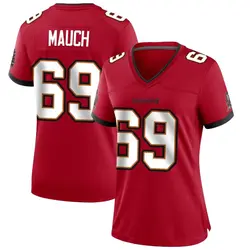 Women's Cody Mauch Tampa Bay Buccaneers Team Color Jersey - Red Game