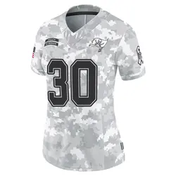 Women's D.J. Williams Tampa Bay Buccaneers 2024 Salute to Service Jersey - Arctic Camo Limited