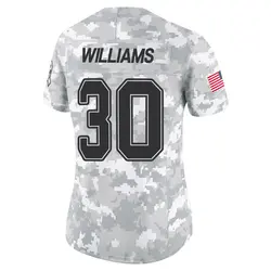 Women's D.J. Williams Tampa Bay Buccaneers 2024 Salute to Service Jersey - Arctic Camo Limited