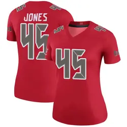 Women's Deion Jones Tampa Bay Buccaneers Color Rush Jersey - Red Legend