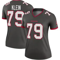 Women's Elijah Klein Tampa Bay Buccaneers Pewter Alternate Jersey - Legend