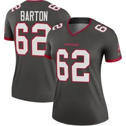 Women's Graham Barton Tampa Bay Buccaneers Pewter Alternate Jersey - Legend