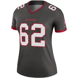 Women's Graham Barton Tampa Bay Buccaneers Pewter Alternate Jersey - Legend