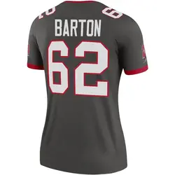 Women's Graham Barton Tampa Bay Buccaneers Pewter Alternate Jersey - Legend