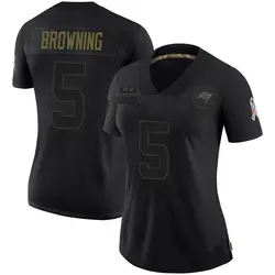 Women's Jack Browning Tampa Bay Buccaneers 2020 Salute To Service Jersey - Black Limited