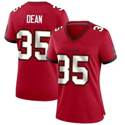 Women's Jamel Dean Tampa Bay Buccaneers Team Color Jersey - Red Game