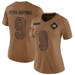 Women's Joe Tryon-Shoyinka Tampa Bay Buccaneers 2023 Salute To Service Jersey - Brown Limited