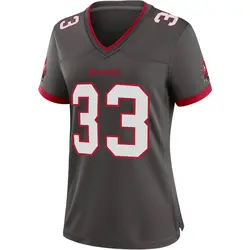 Women's Jose Ramirez Tampa Bay Buccaneers Pewter Alternate Jersey - Game