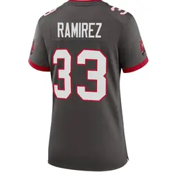 Women's Jose Ramirez Tampa Bay Buccaneers Pewter Alternate Jersey - Game