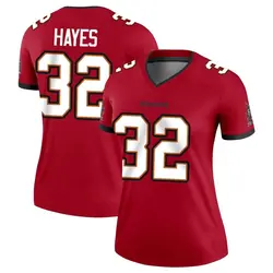 Women's Josh Hayes Tampa Bay Buccaneers Jersey - Red Legend