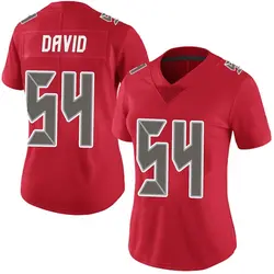 Women's Lavonte David Tampa Bay Buccaneers Team Color Vapor Untouchable Jersey - Red Limited