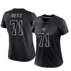 Women's Lorenz Metz Tampa Bay Buccaneers Reflective Jersey - Black Limited