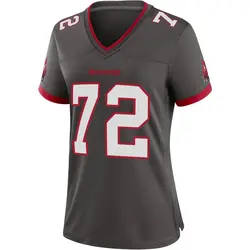 Women's Luke Haggard Tampa Bay Buccaneers Pewter Alternate Jersey - Game