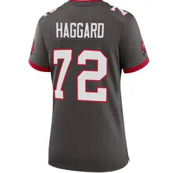 Women's Luke Haggard Tampa Bay Buccaneers Pewter Alternate Jersey - Game