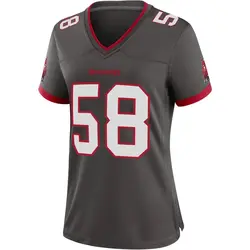 Women's Markees Watts Tampa Bay Buccaneers Pewter Alternate Jersey - Game