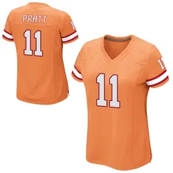 Women's Michael Pratt Tampa Bay Buccaneers Alternate Jersey - Orange Game